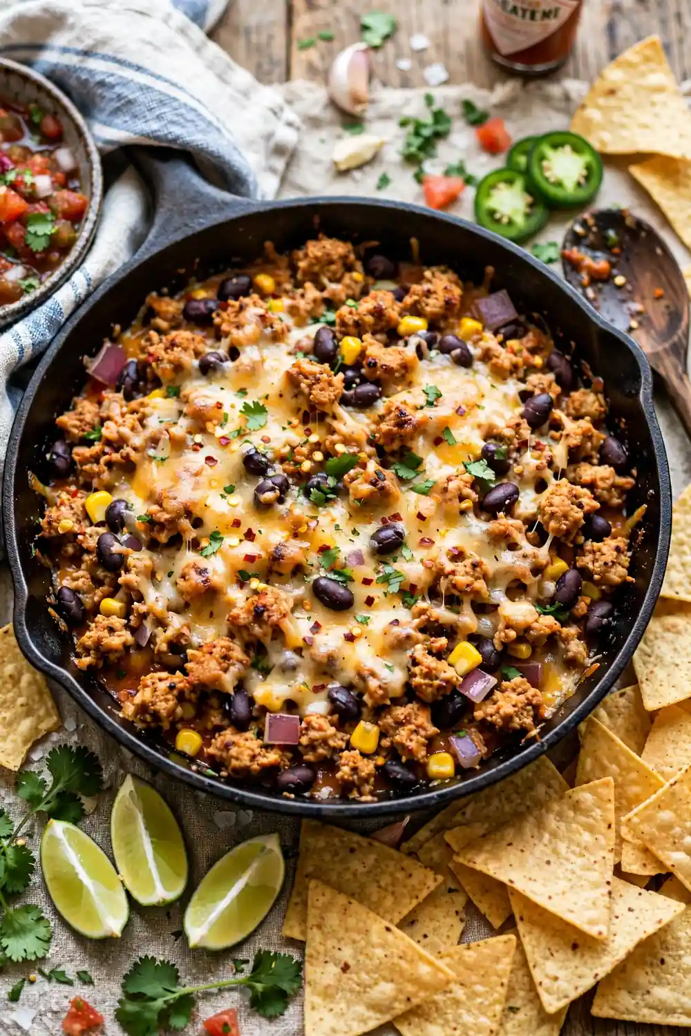 Turkey Taco Skillet