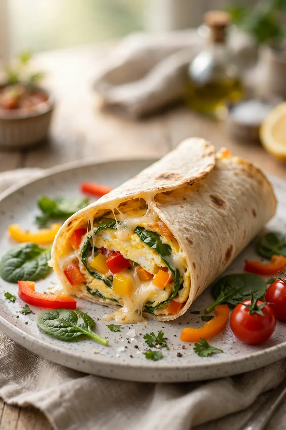 Veggie Omelet Roll