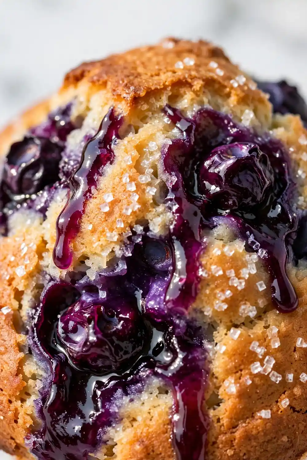 3 ingredient blueberry muffins