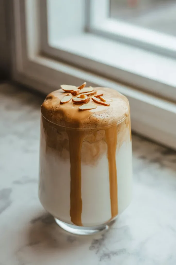 Almond Butter Dalgona
