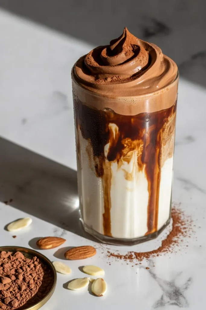 Chocolate Almond Dalgona