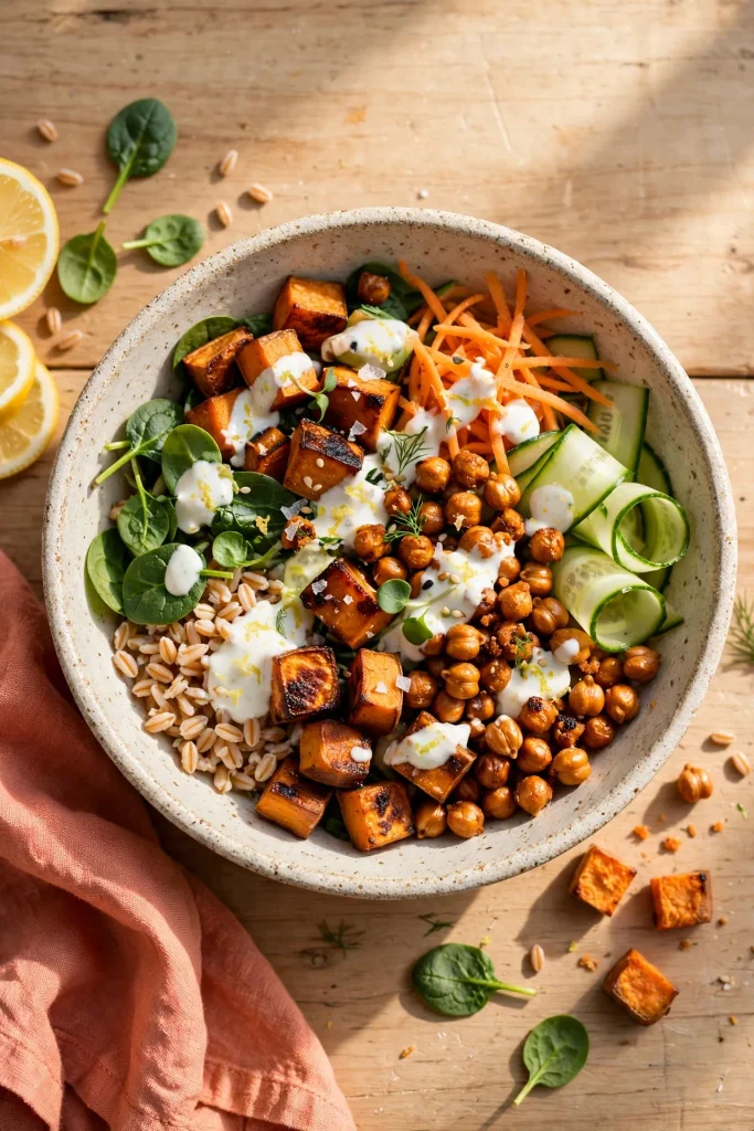 Crispy Chickpea Bowl