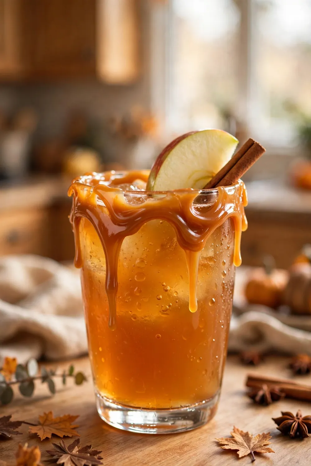 Caramel Apple Twist cider cocktail