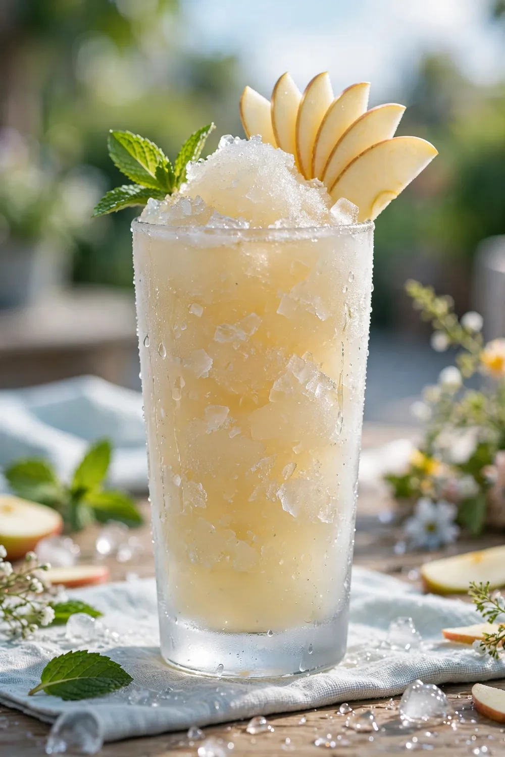 Frozen Cider Slush cider cocktail