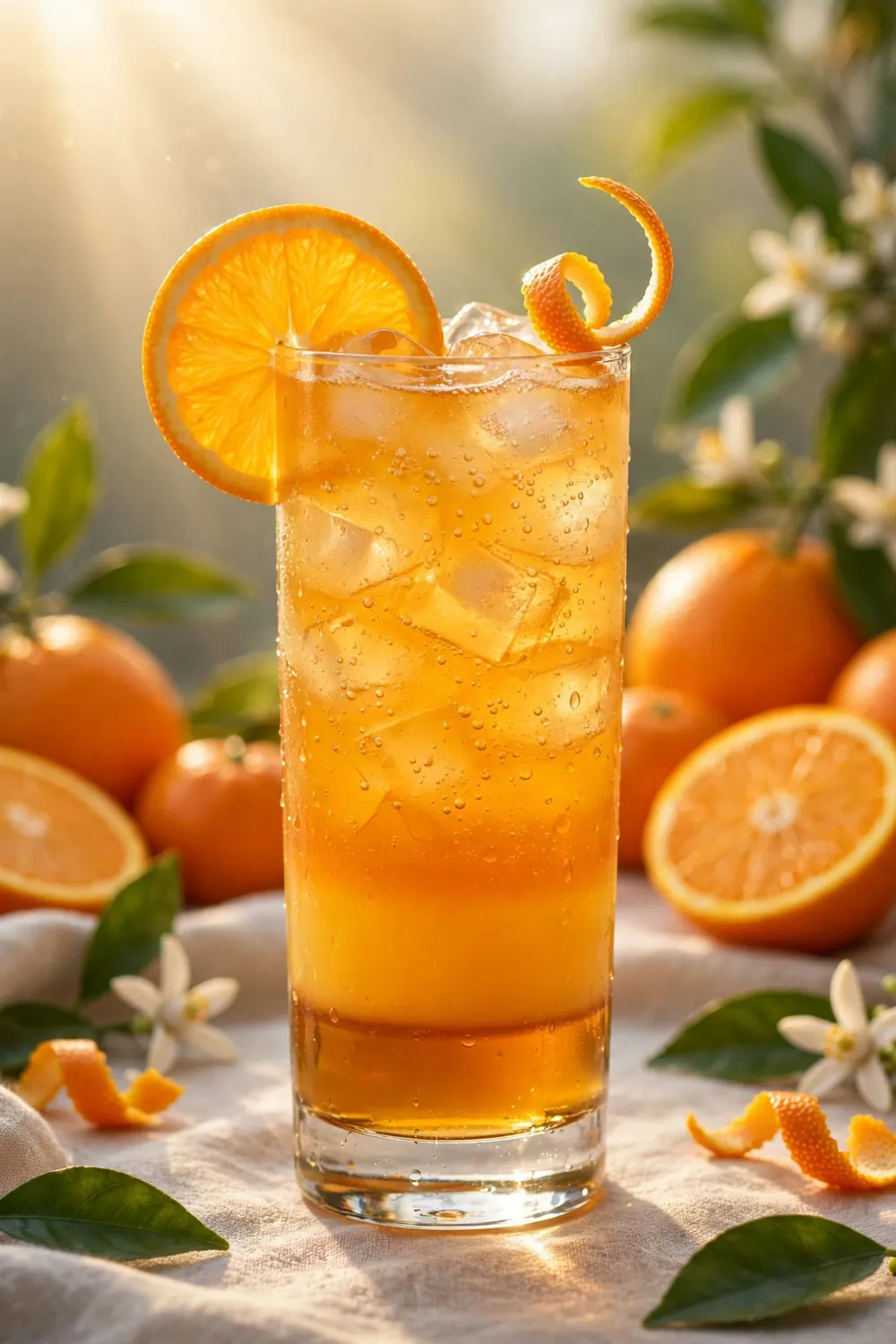 Orange Zest Sunrise cider cocktail