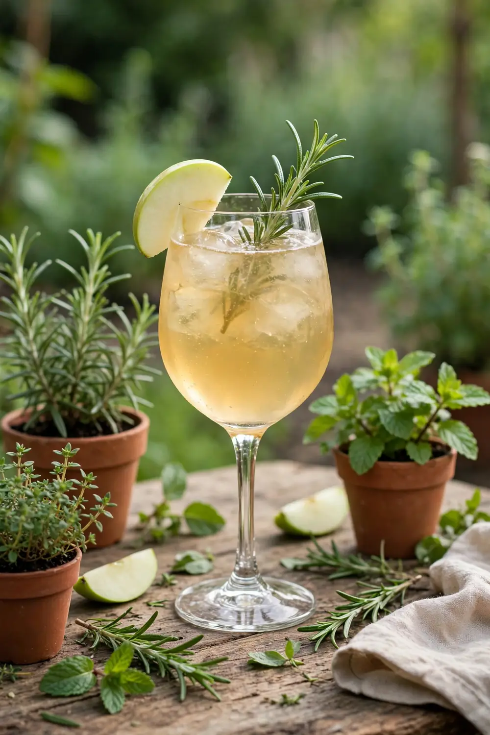 Rosemary Garden Sip cider cocktail