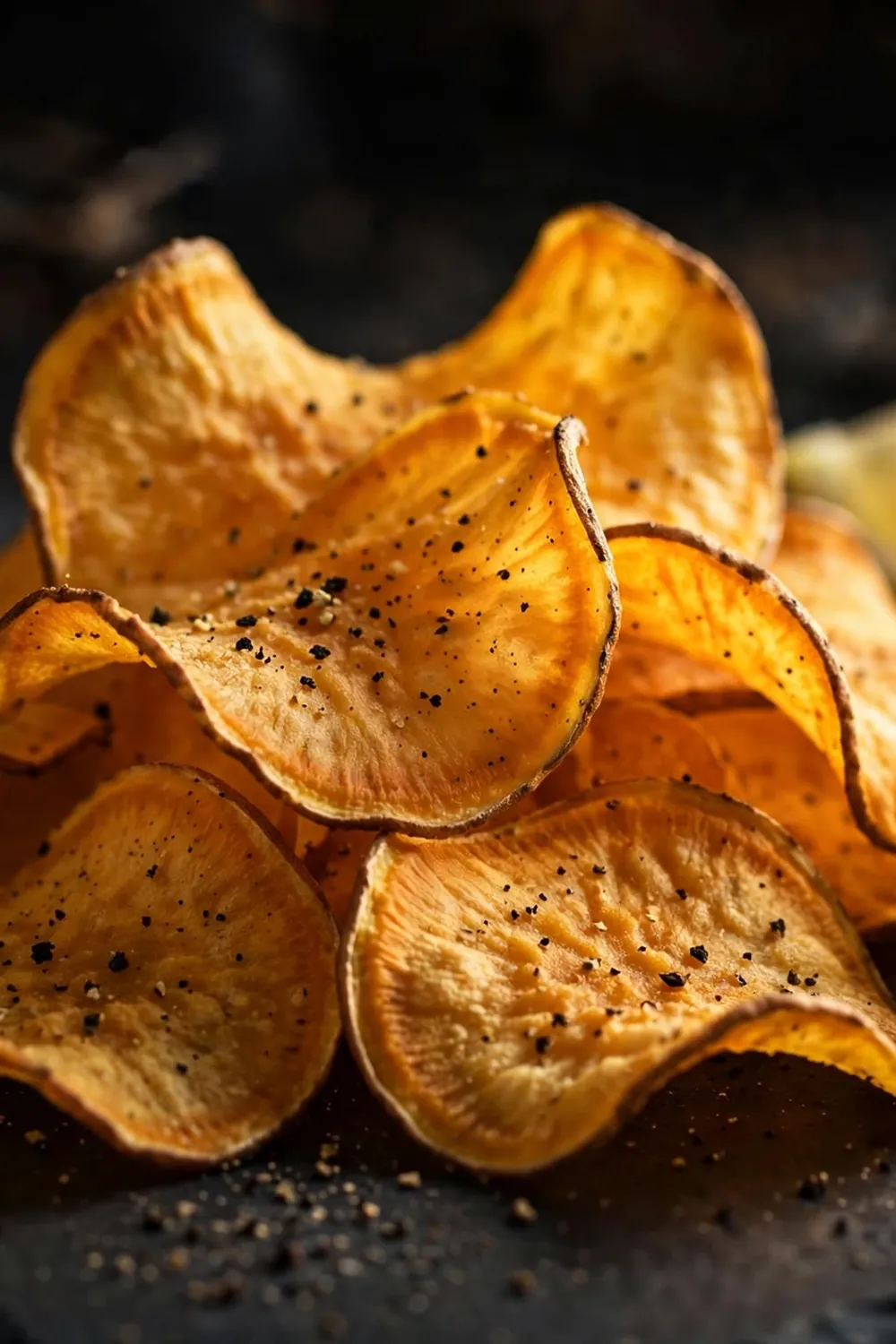 air fryer sweet potato chips 14