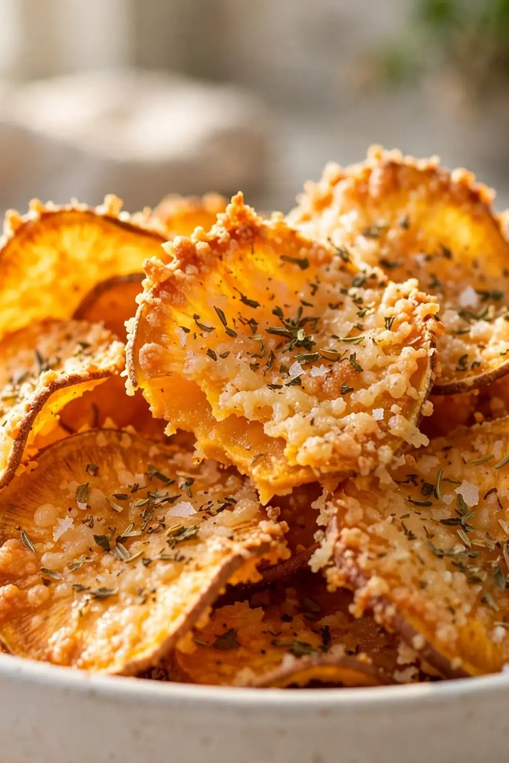 air fryer sweet potato chips 15