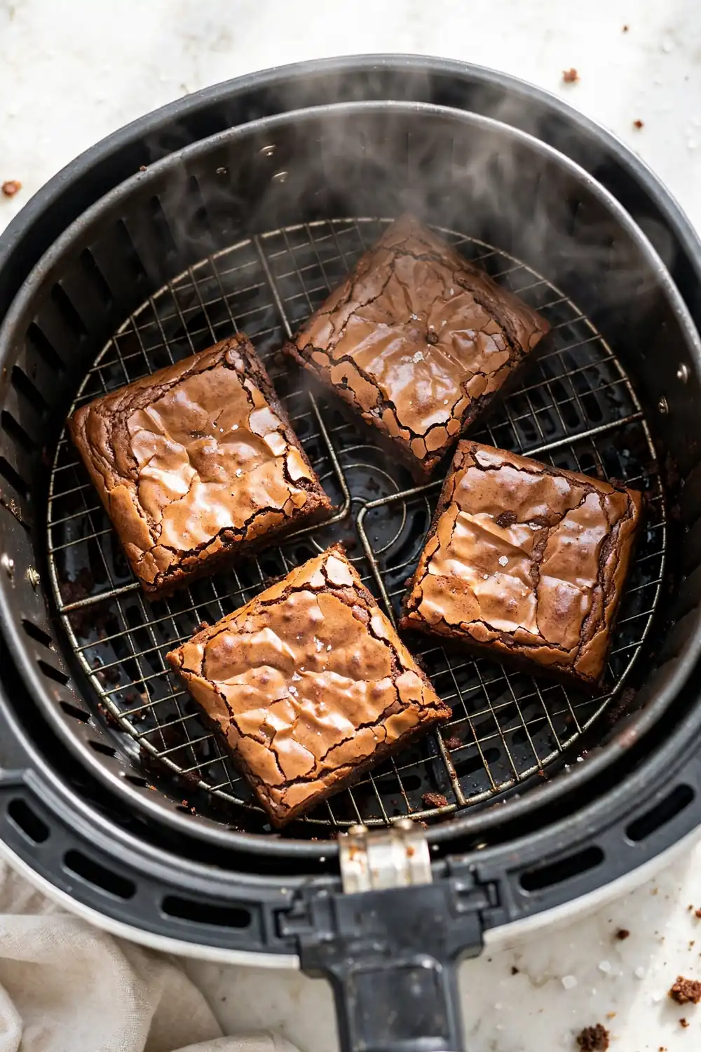 Air fryer brownies 09