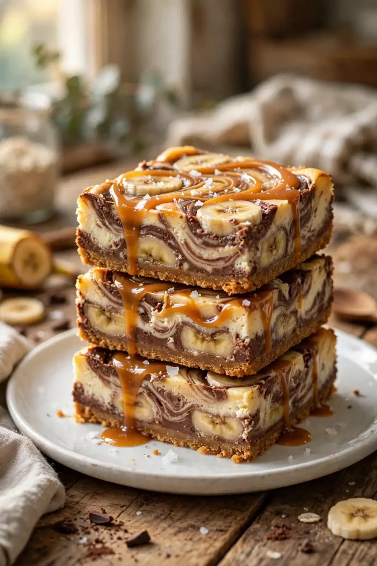 23 Banana Chocolate Cheesecake Bars You’ll Truly Adore