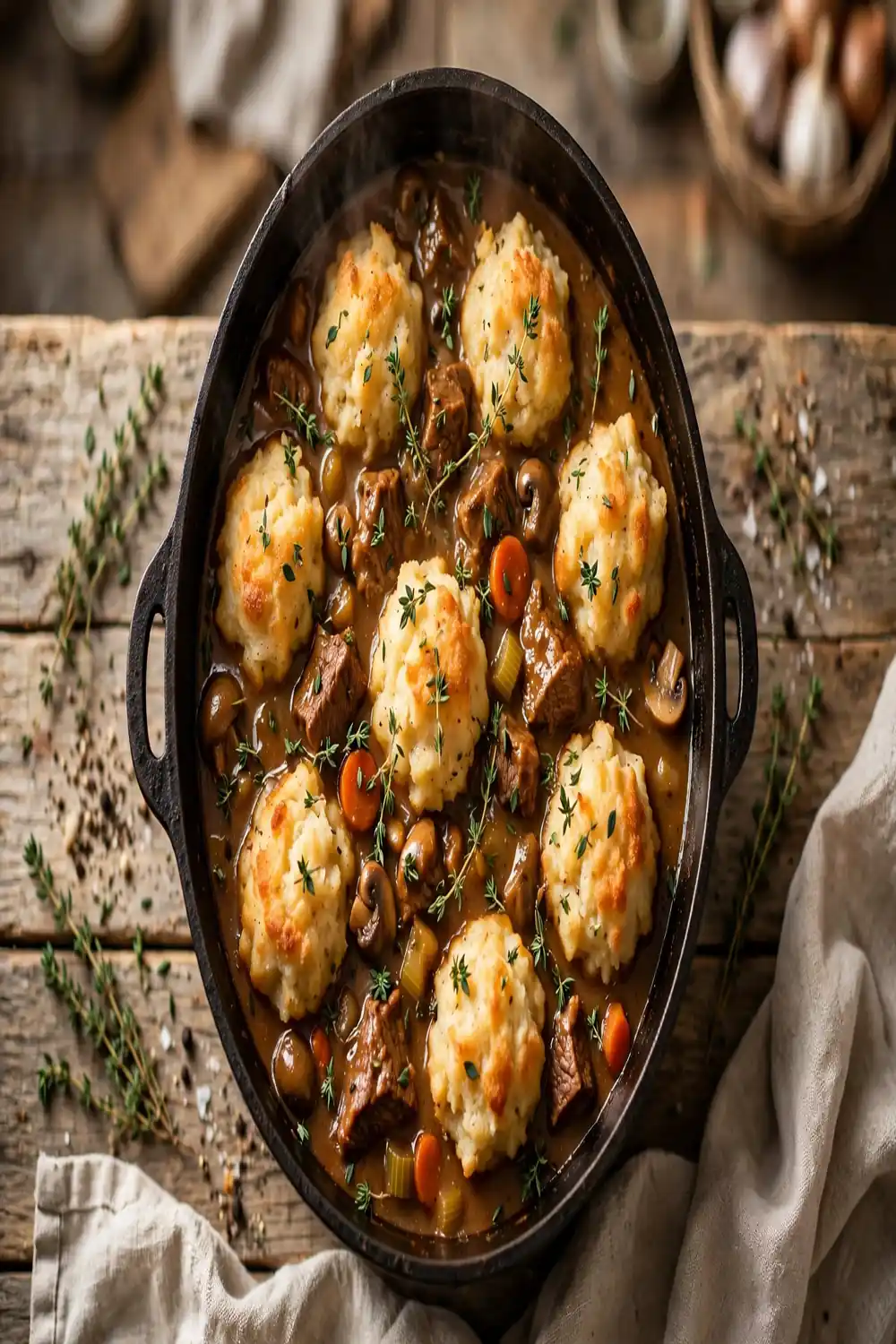 Hearty Beef Stew with Dumplings 01