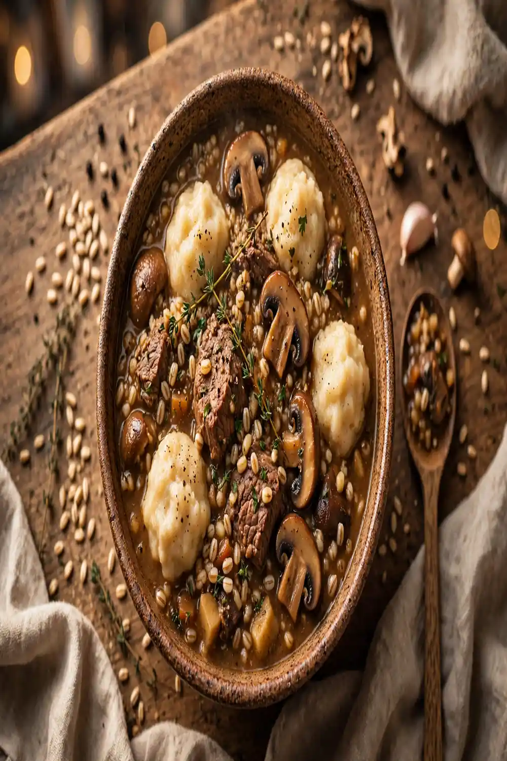 Hearty Beef Stew with Dumplings 10