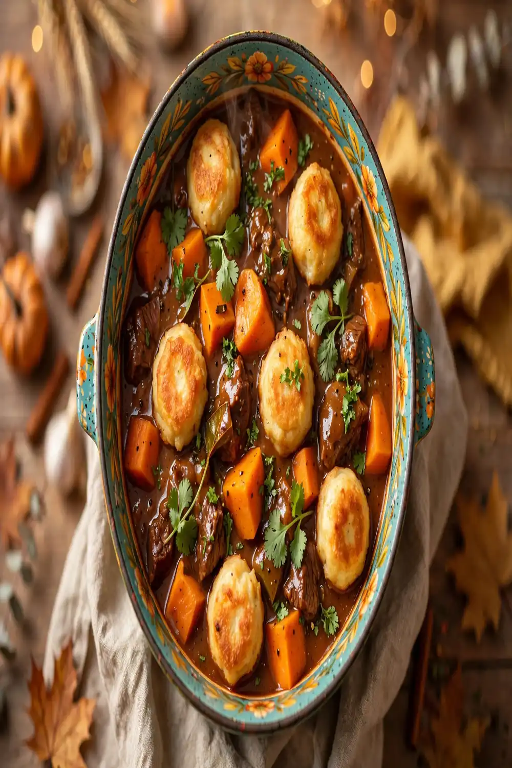 Hearty Beef Stew with Dumplings 11
