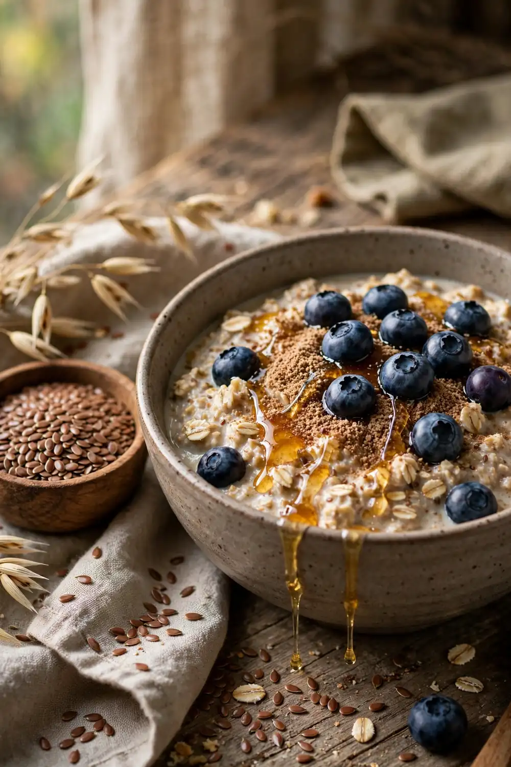 Blueberry chia overnight oats