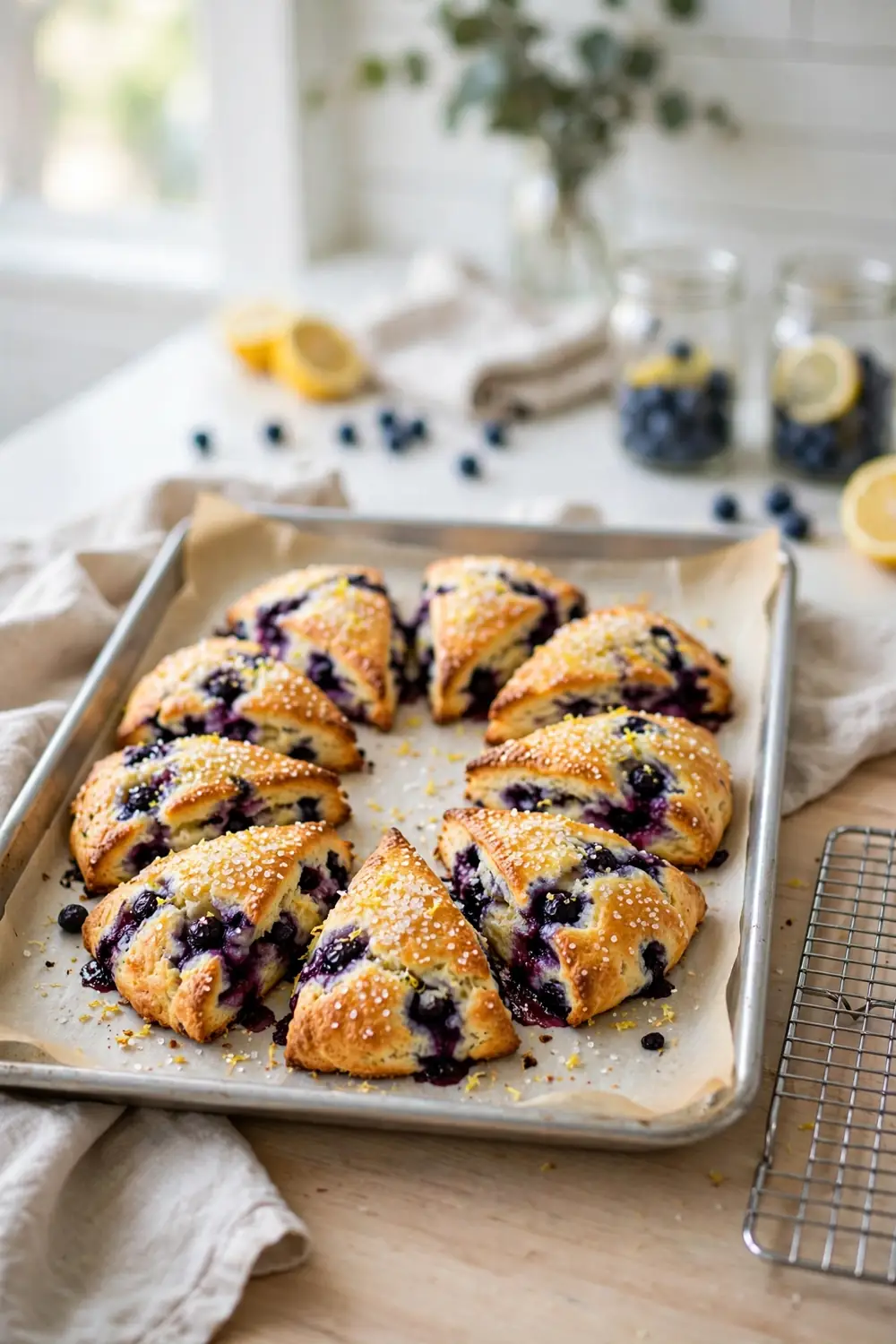 glazed morning triangles baked on a plate