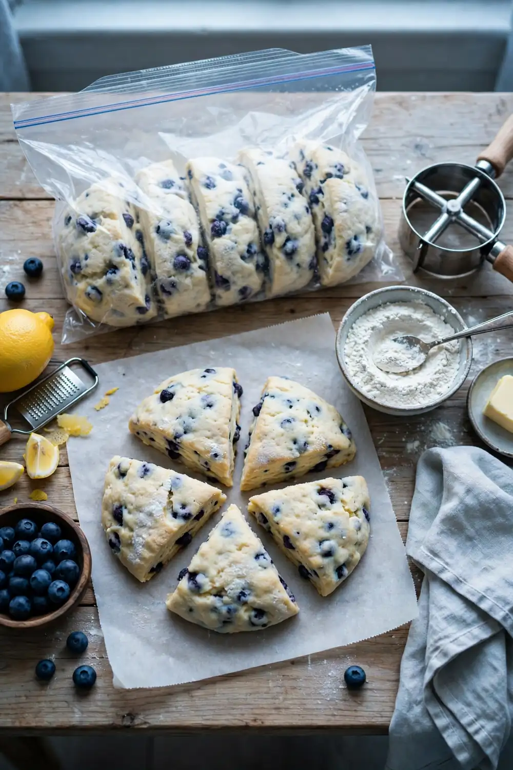 freezer friendly batches baked on a plate