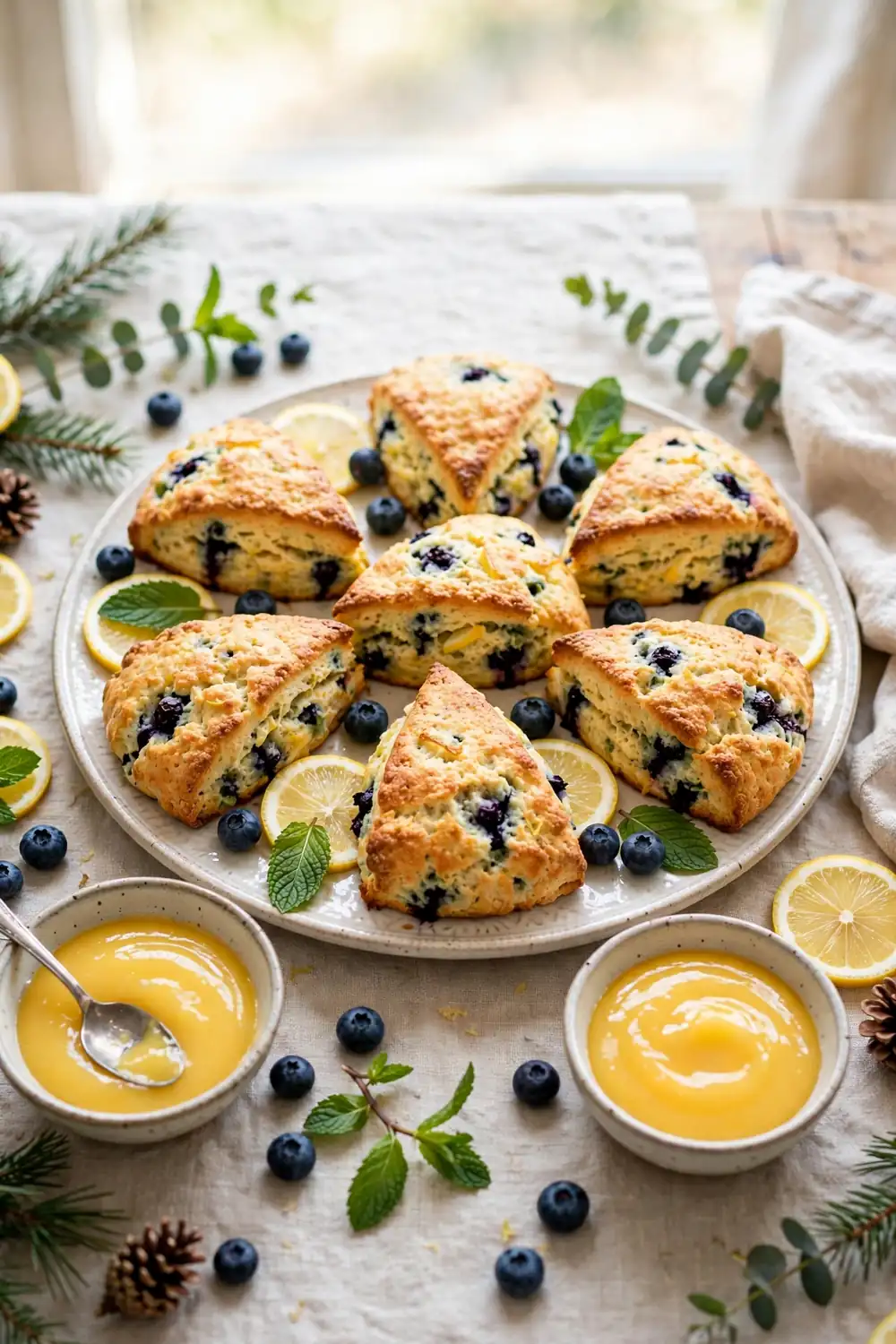 holiday brunch platter baked on a plate