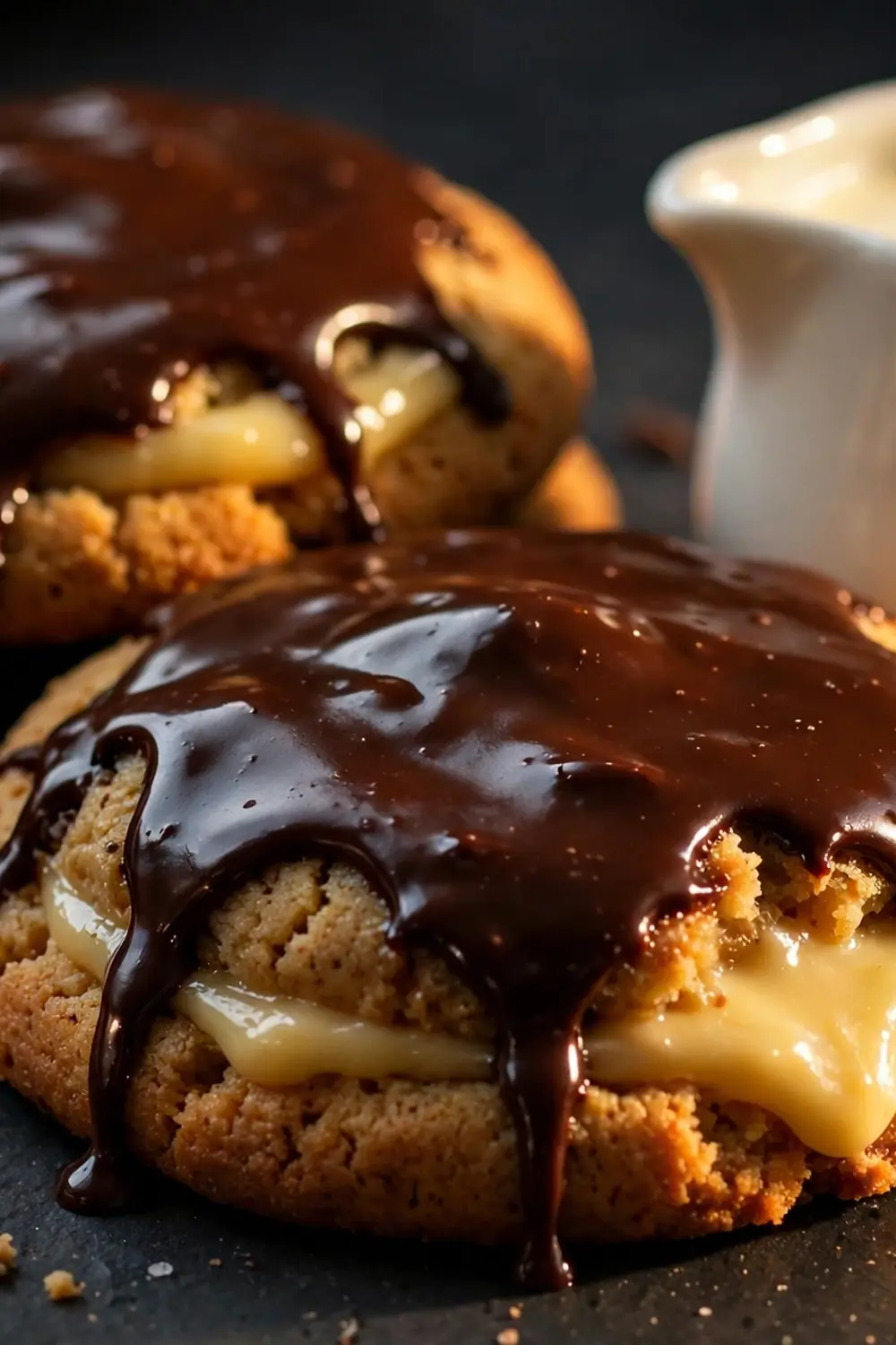 boston cream pie cookies idea