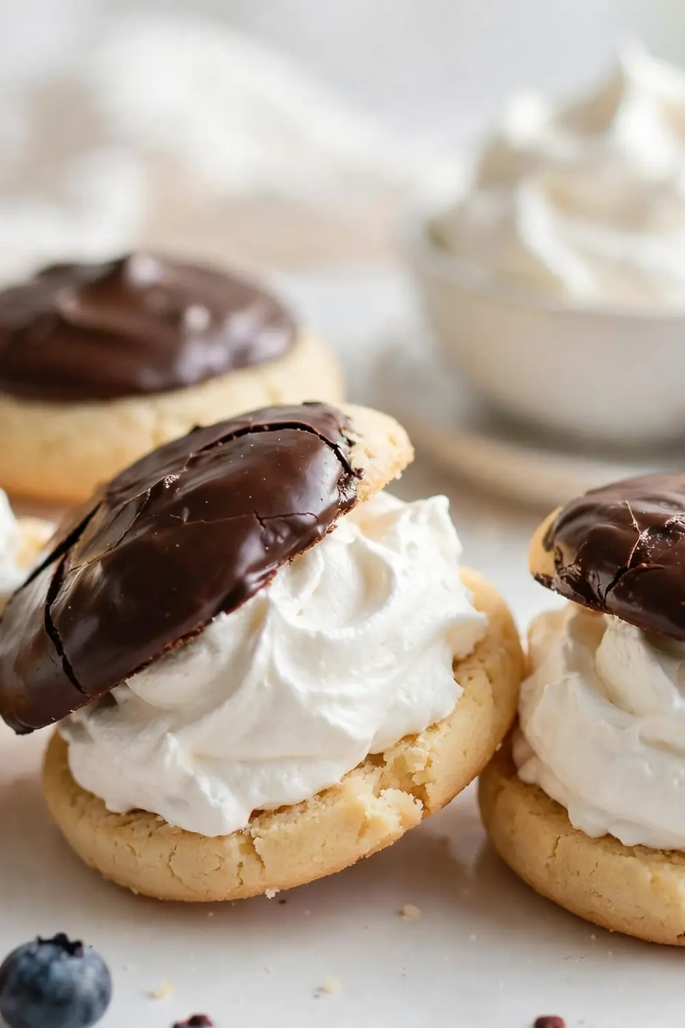 boston cream pie cookies idea