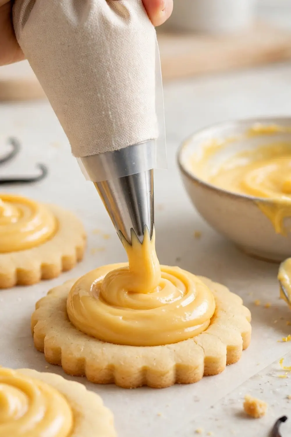 boston cream pie cookies idea