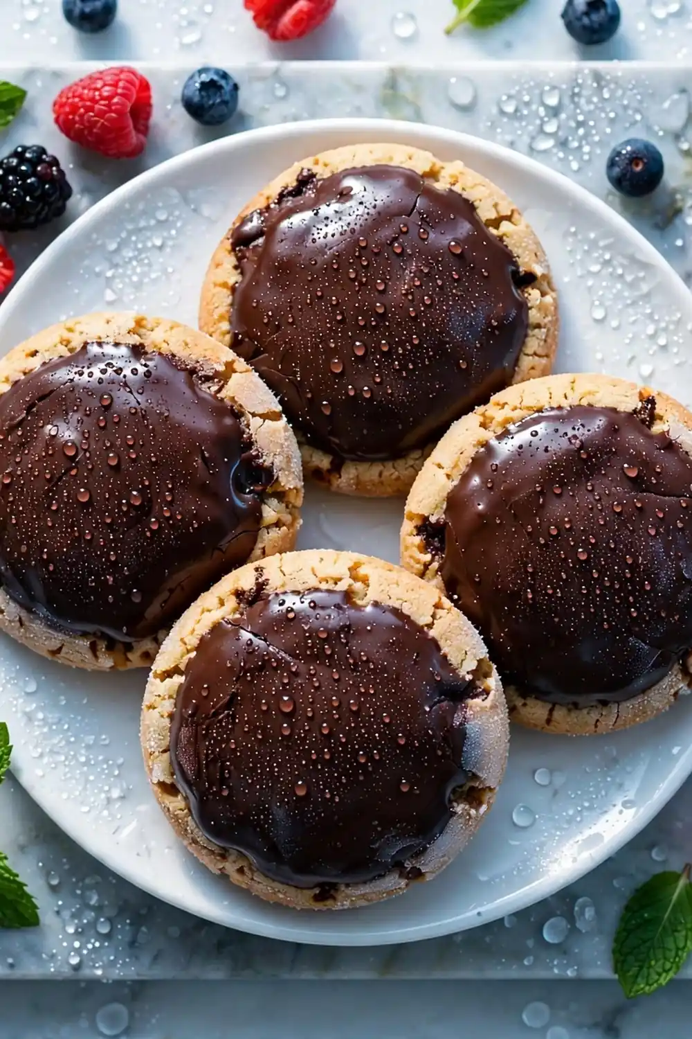 boston cream pie cookies idea