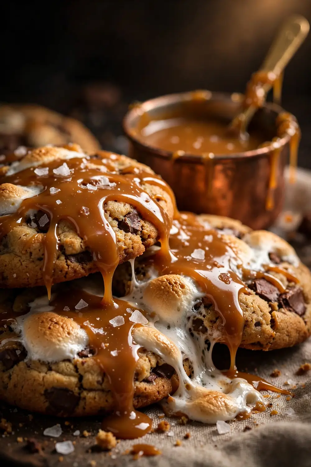 Brown Butter Marshmallow Cookies 10