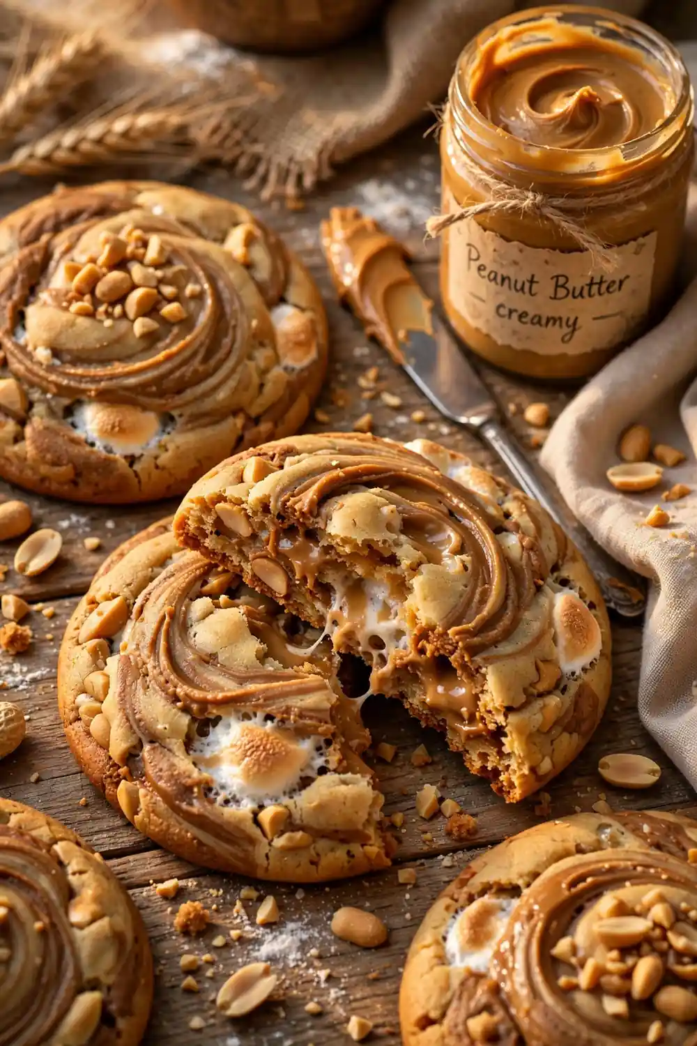 Brown Butter Marshmallow Cookies 13