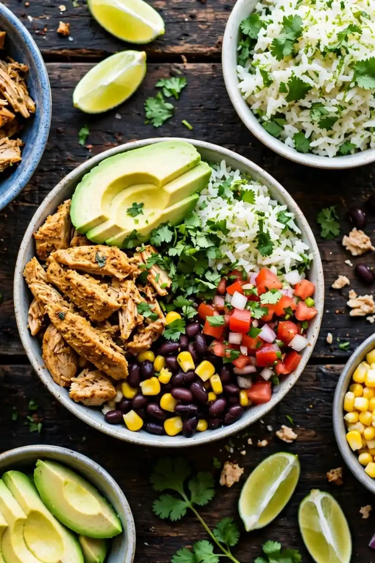 24 Salsa Chicken Burrito Bowls for Flavorful Easy Dinners