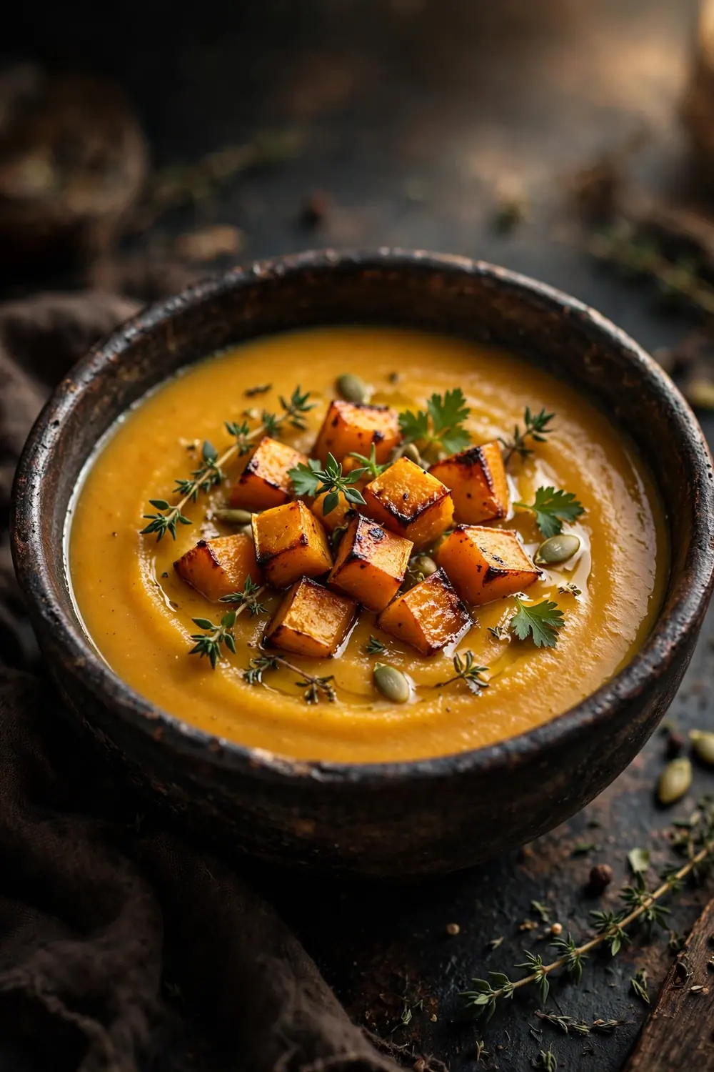 Butternut pumpkin soup