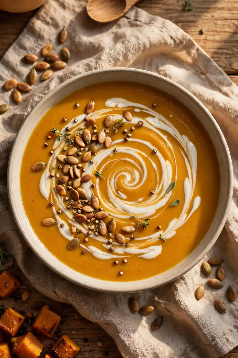 Butternut pumpkin soup