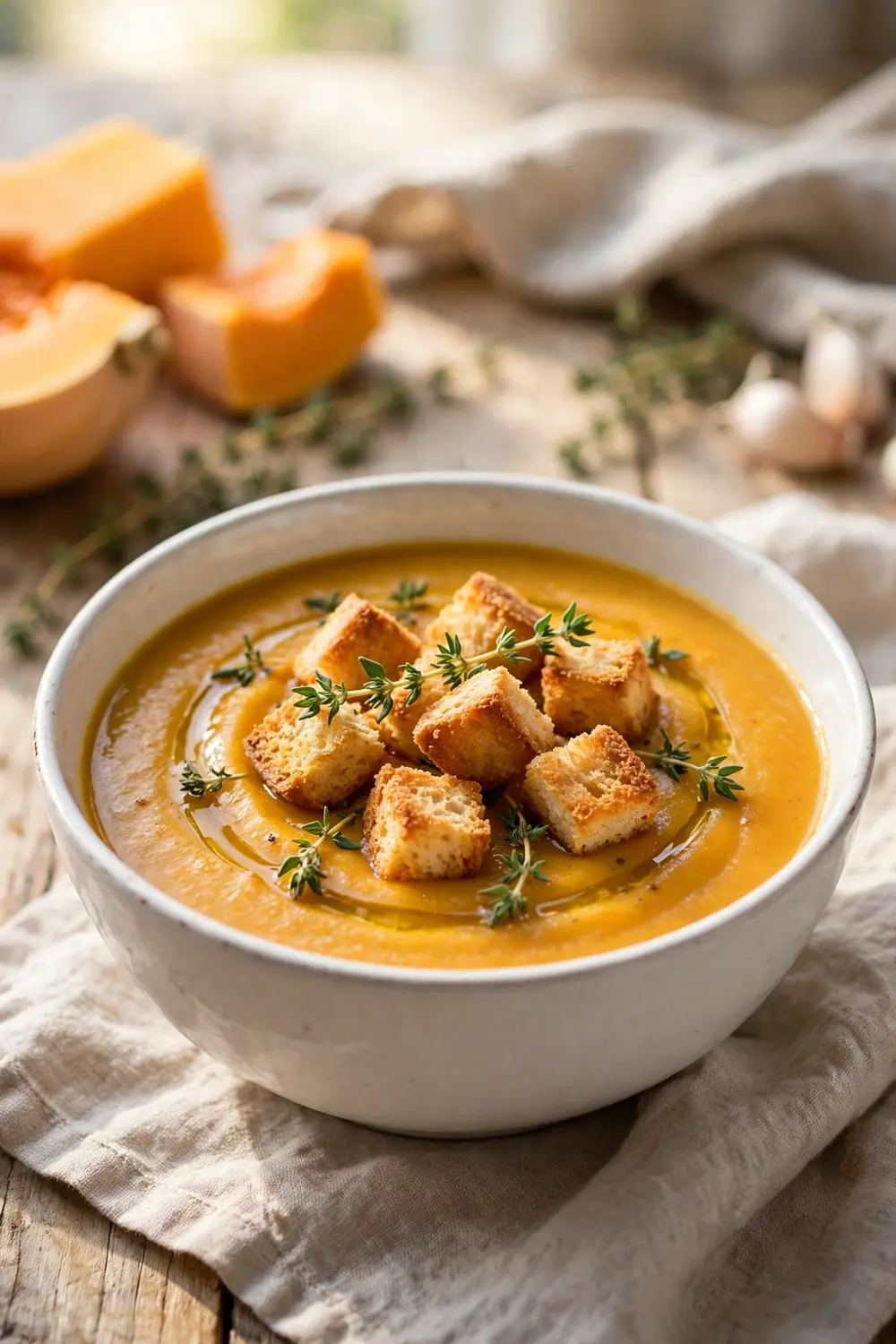 Butternut pumpkin soup
