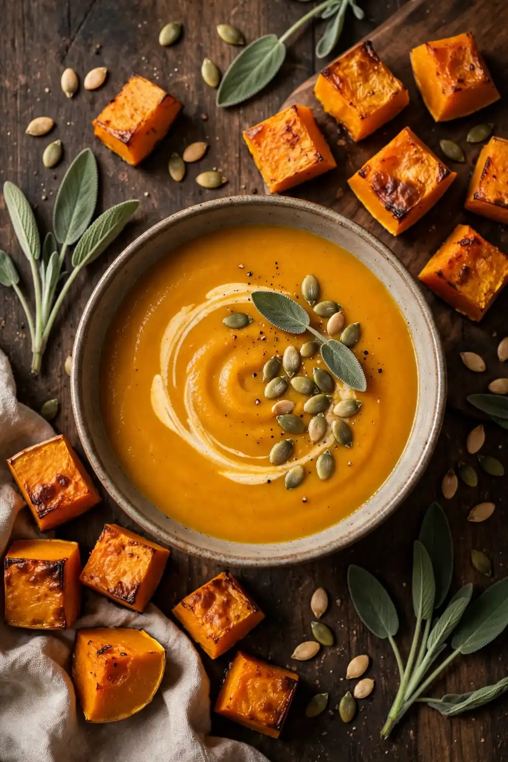 Butternut pumpkin soup