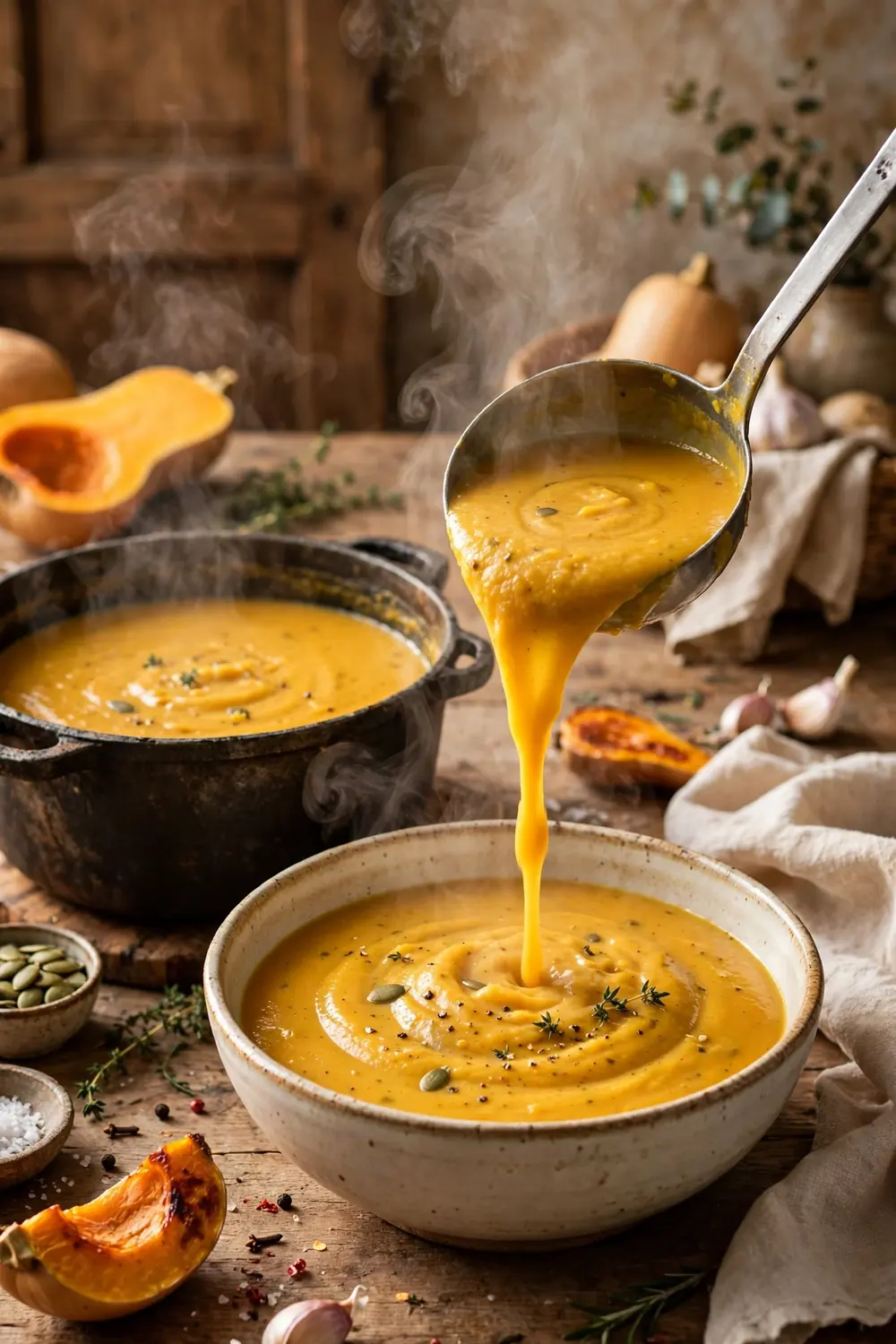 Butternut pumpkin soup
