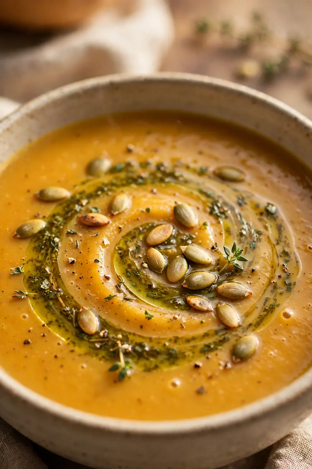 Butternut pumpkin soup