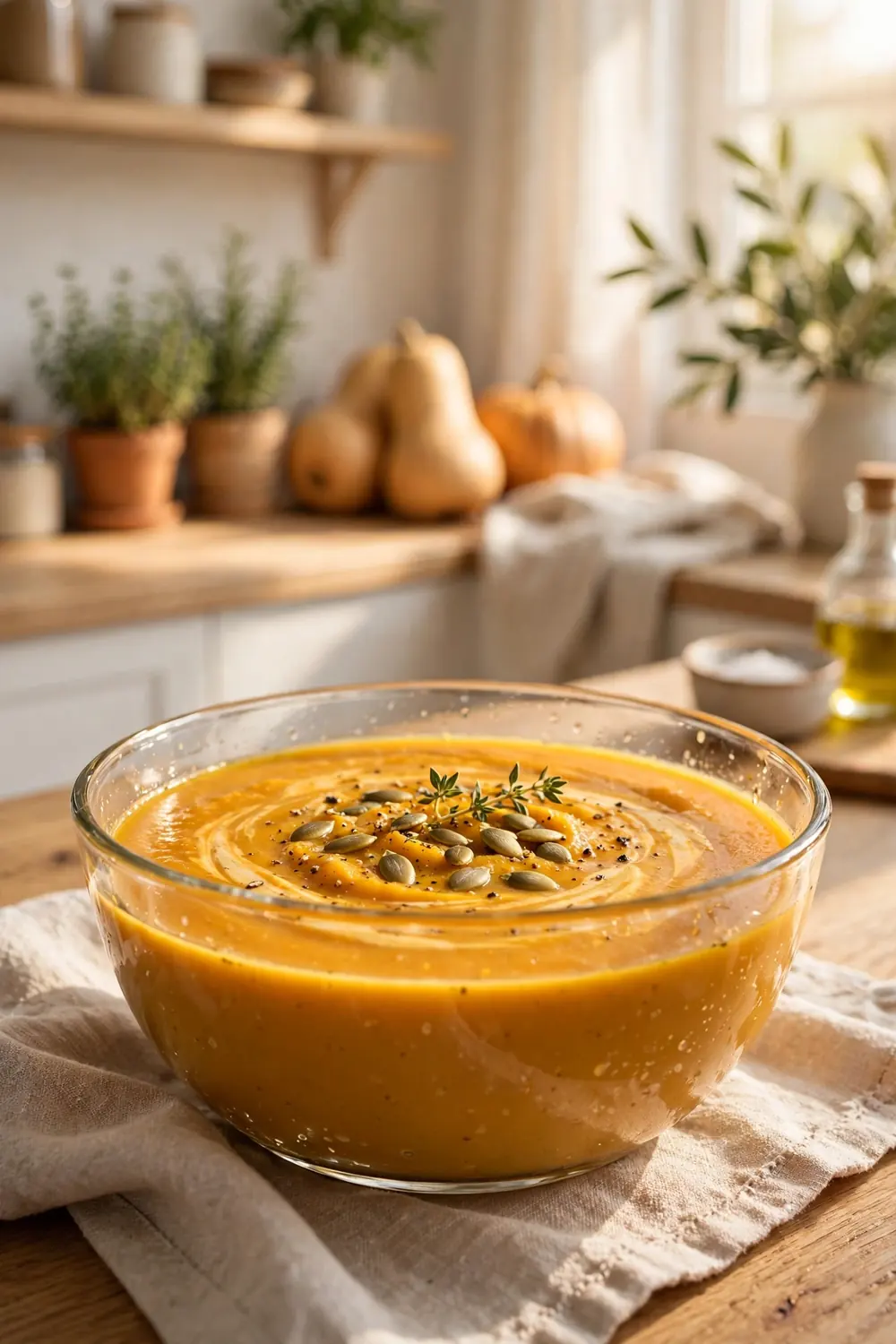 Butternut pumpkin soup
