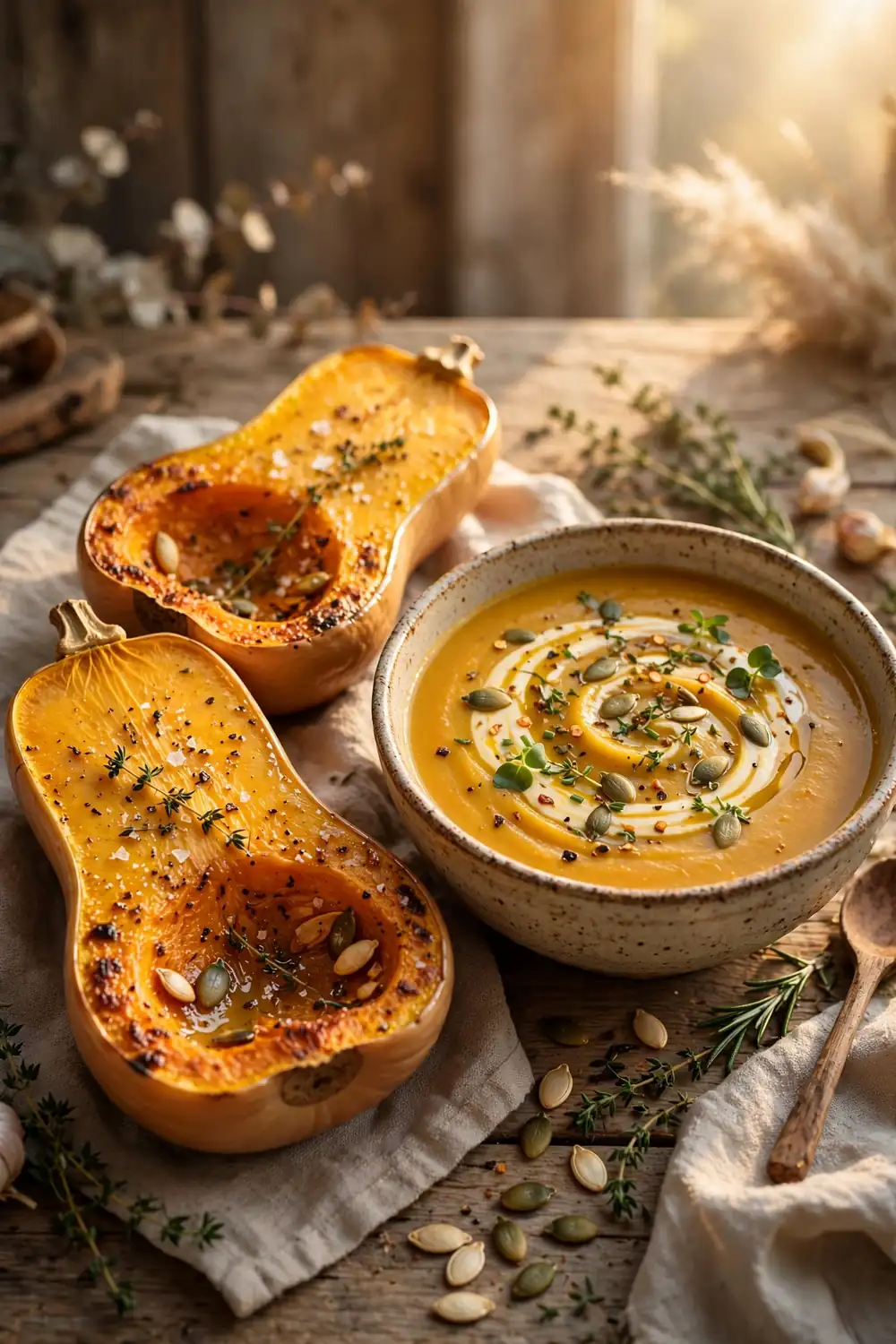 Butternut pumpkin soup