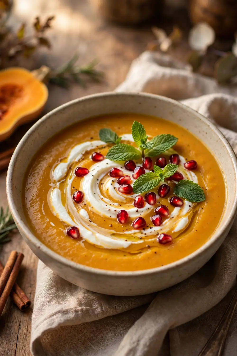 Butternut pumpkin soup