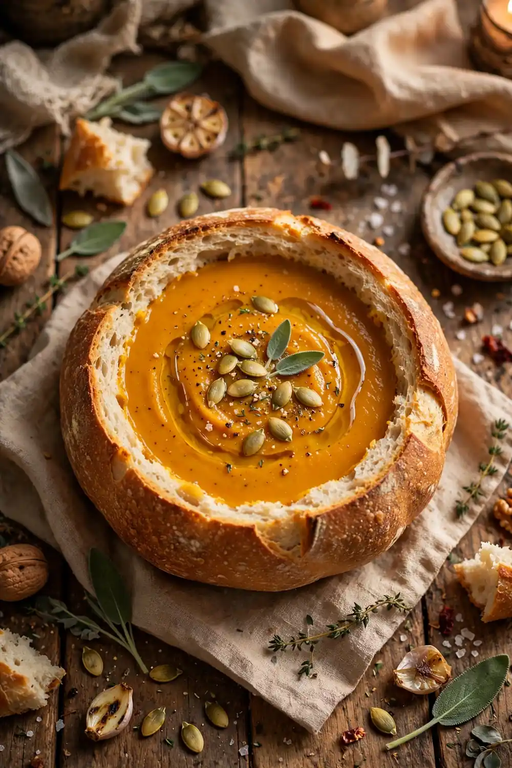 Butternut pumpkin soup