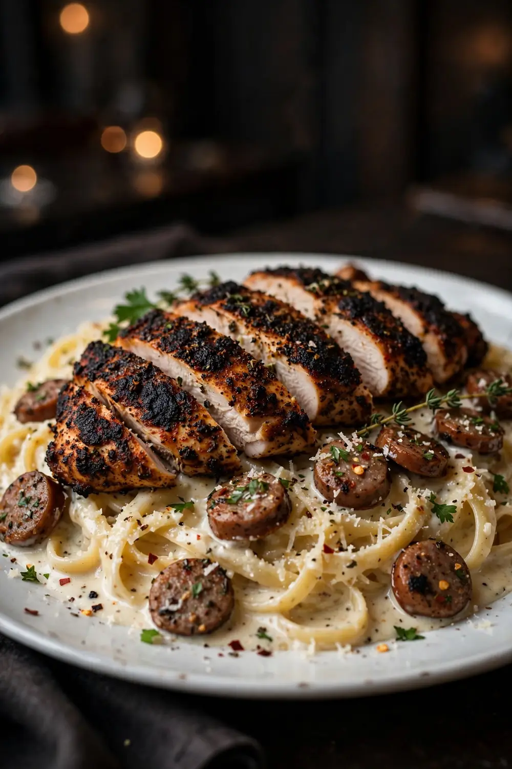 cajun sausage alfredo 06