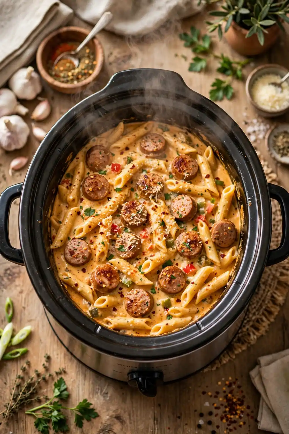 cajun sausage alfredo 08