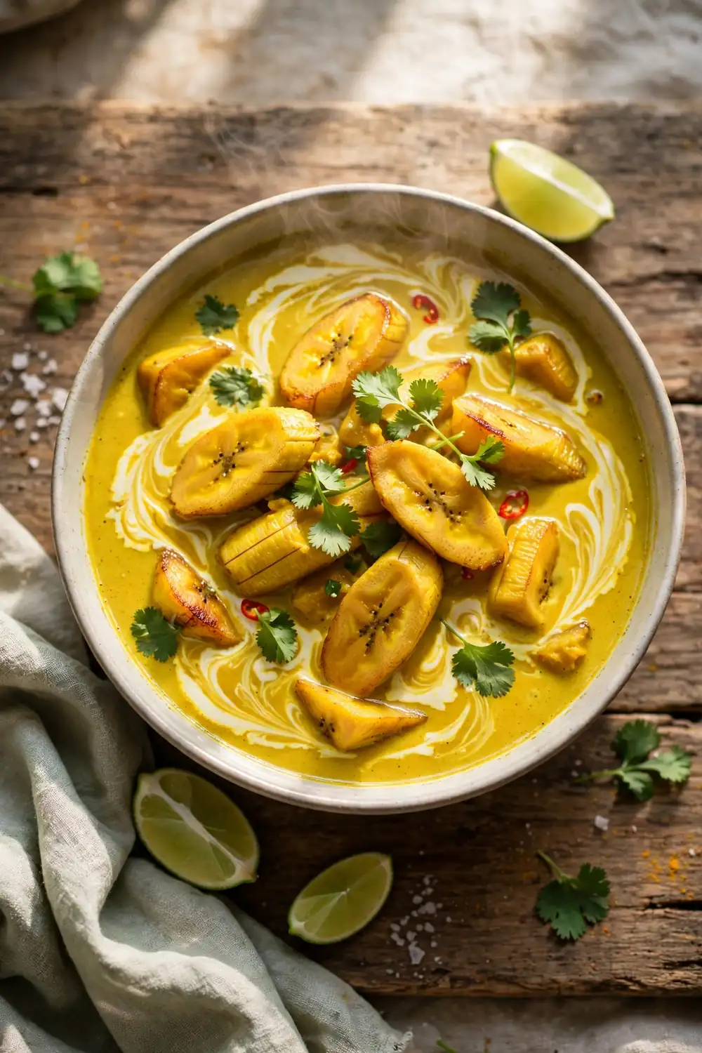caribbean plantain curry 01