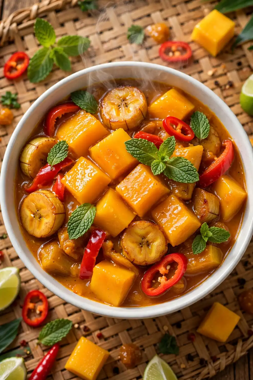 caribbean plantain curry 02