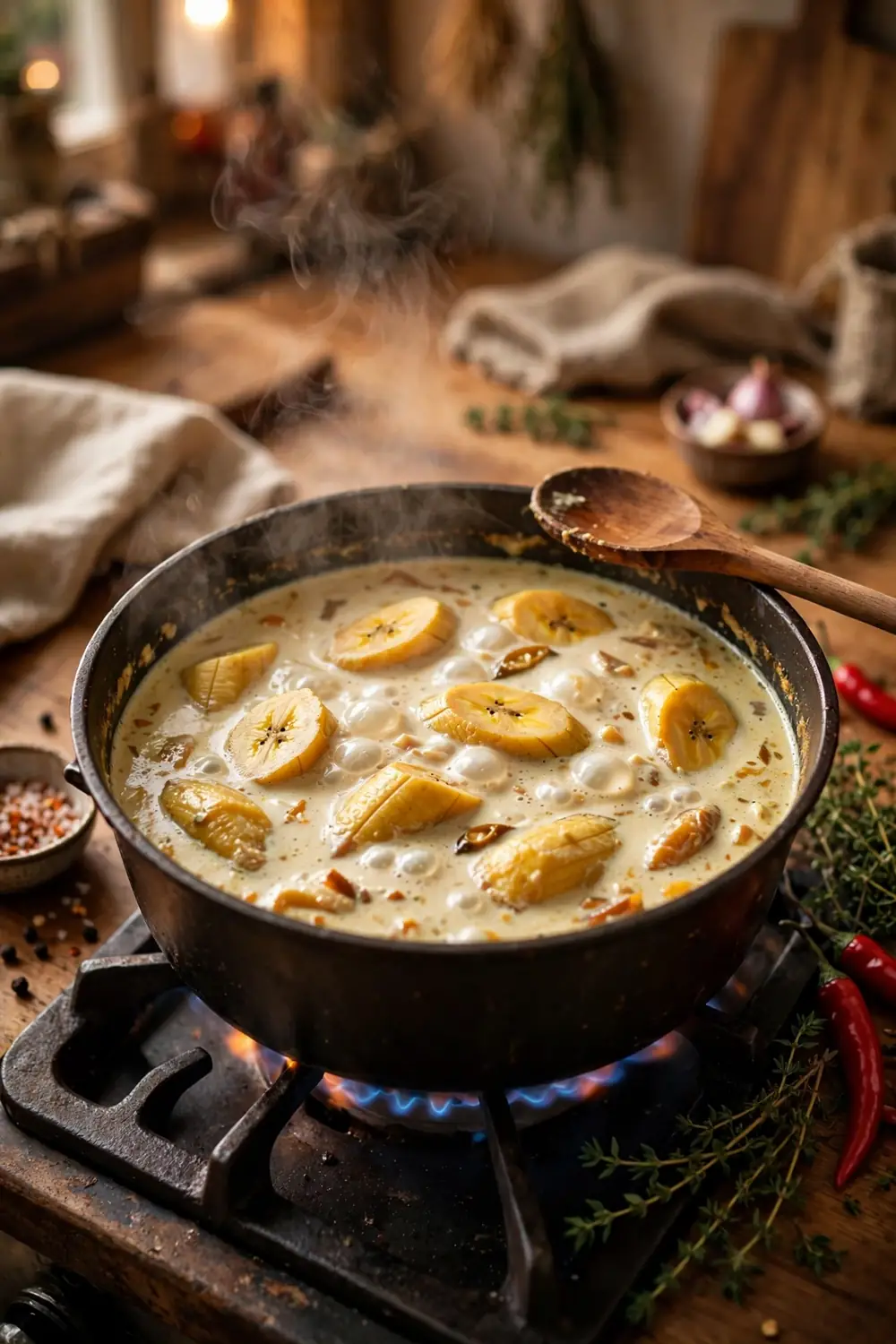 caribbean plantain curry 13
