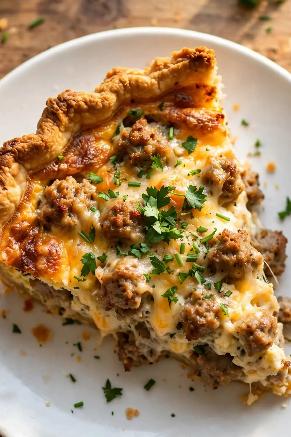 make ahead freezer quiche slice