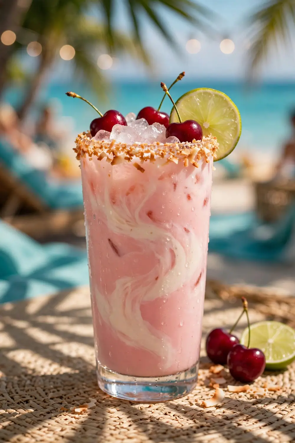 Cherry citrus mocktail