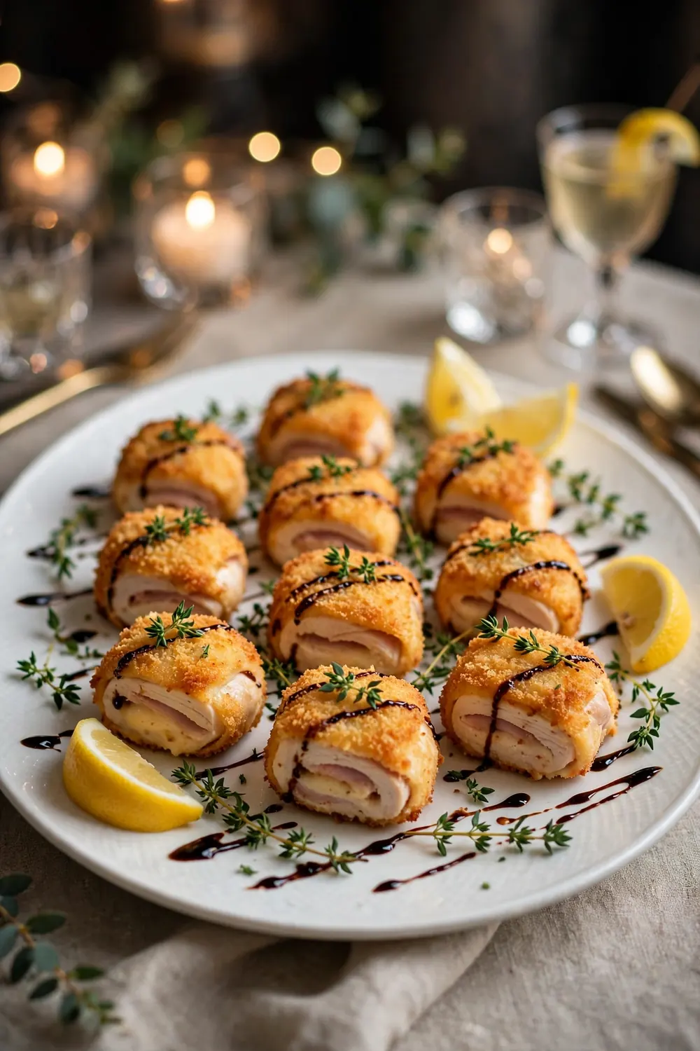 chicken cordon bleu bites 15