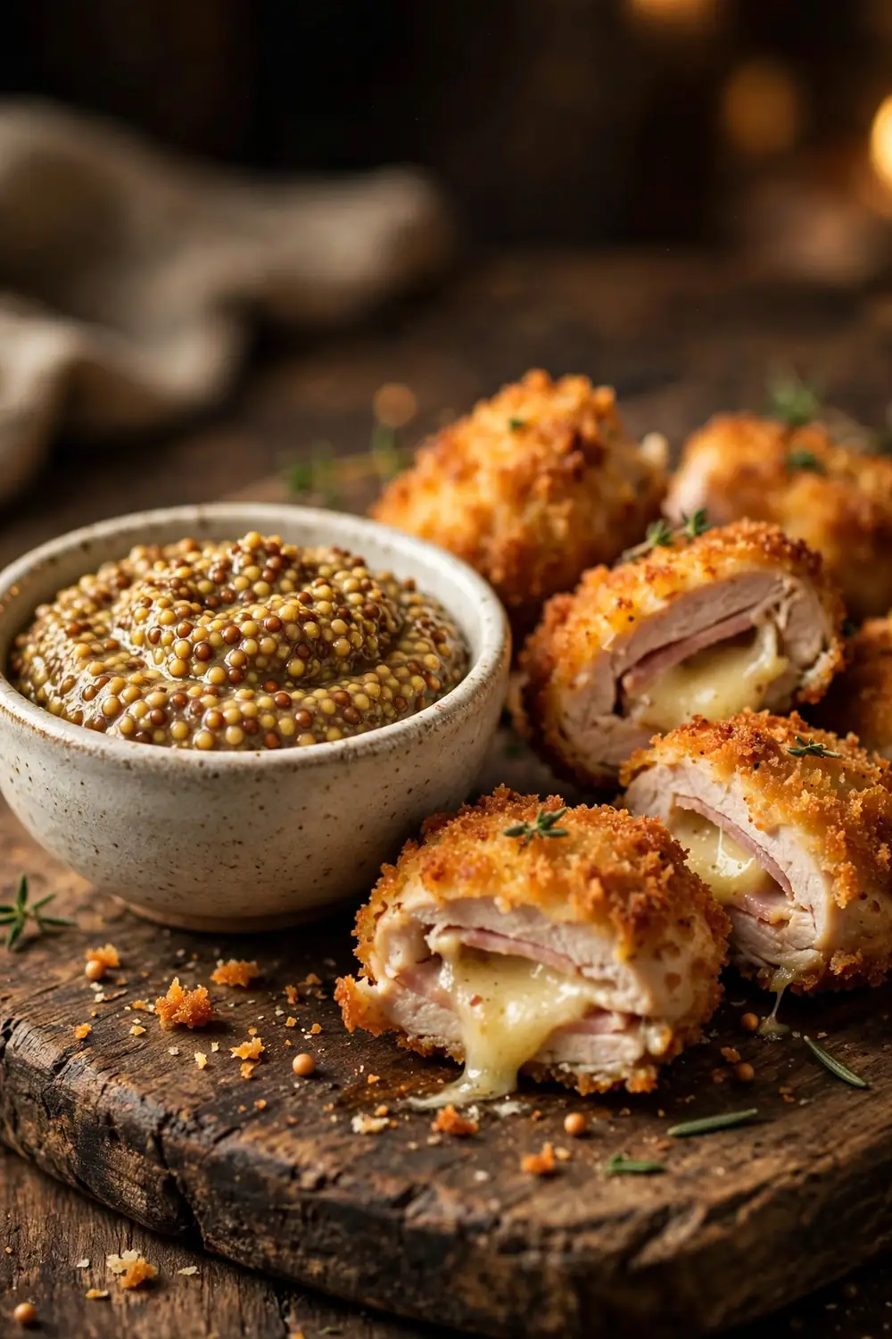 chicken cordon bleu bites 16