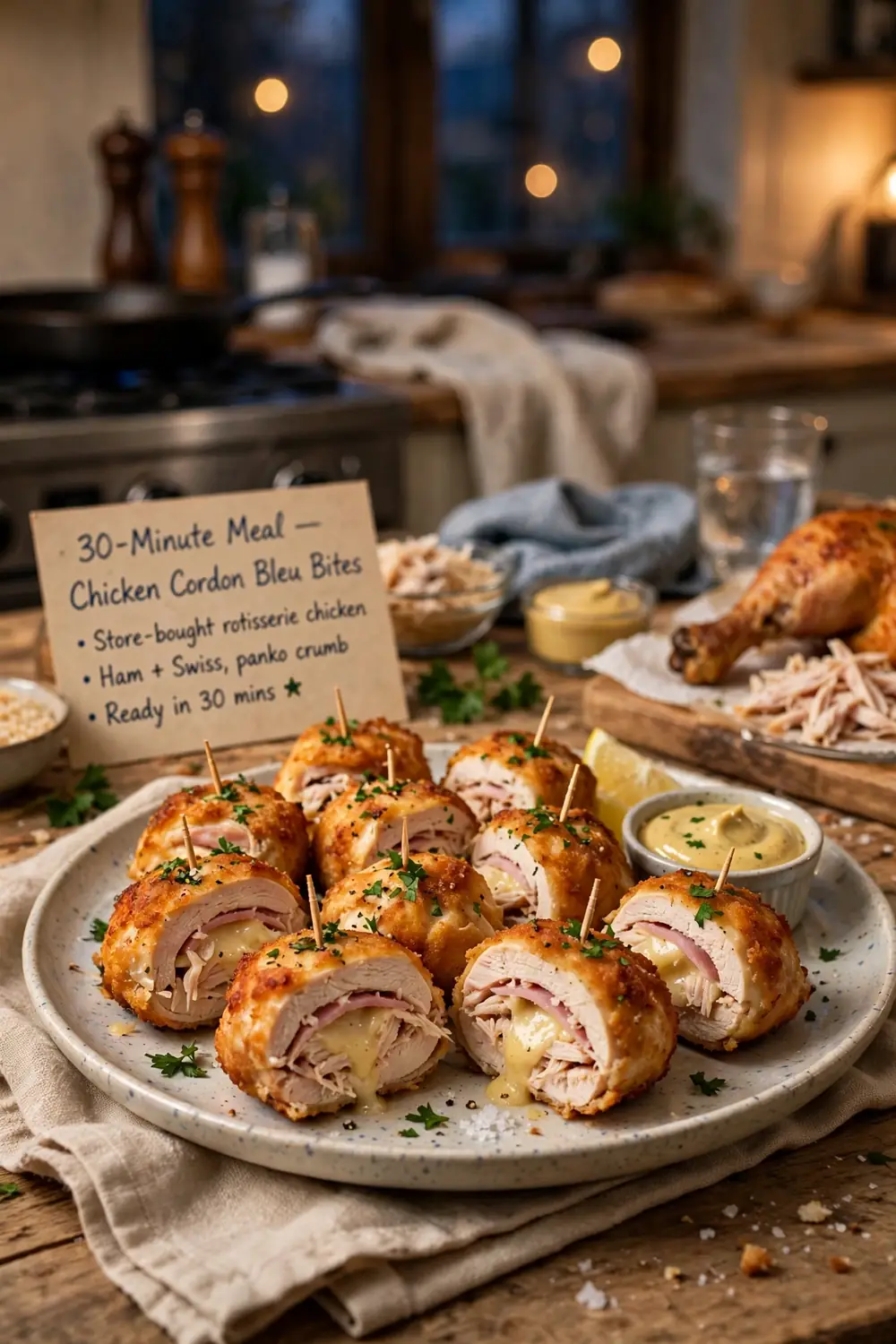 chicken cordon bleu bites 20