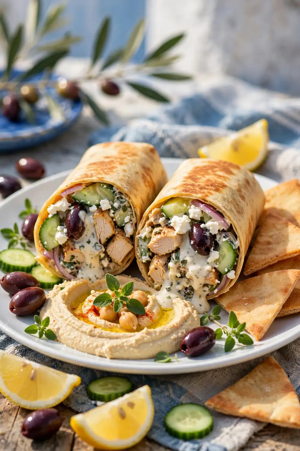chicken garlic cream wraps 18