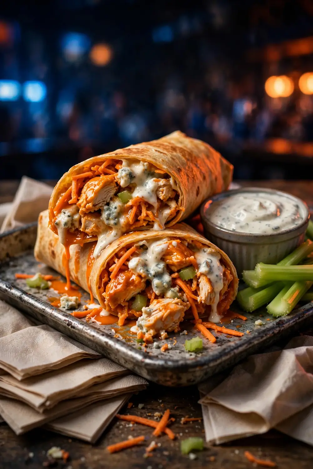 chicken garlic cream wraps 19